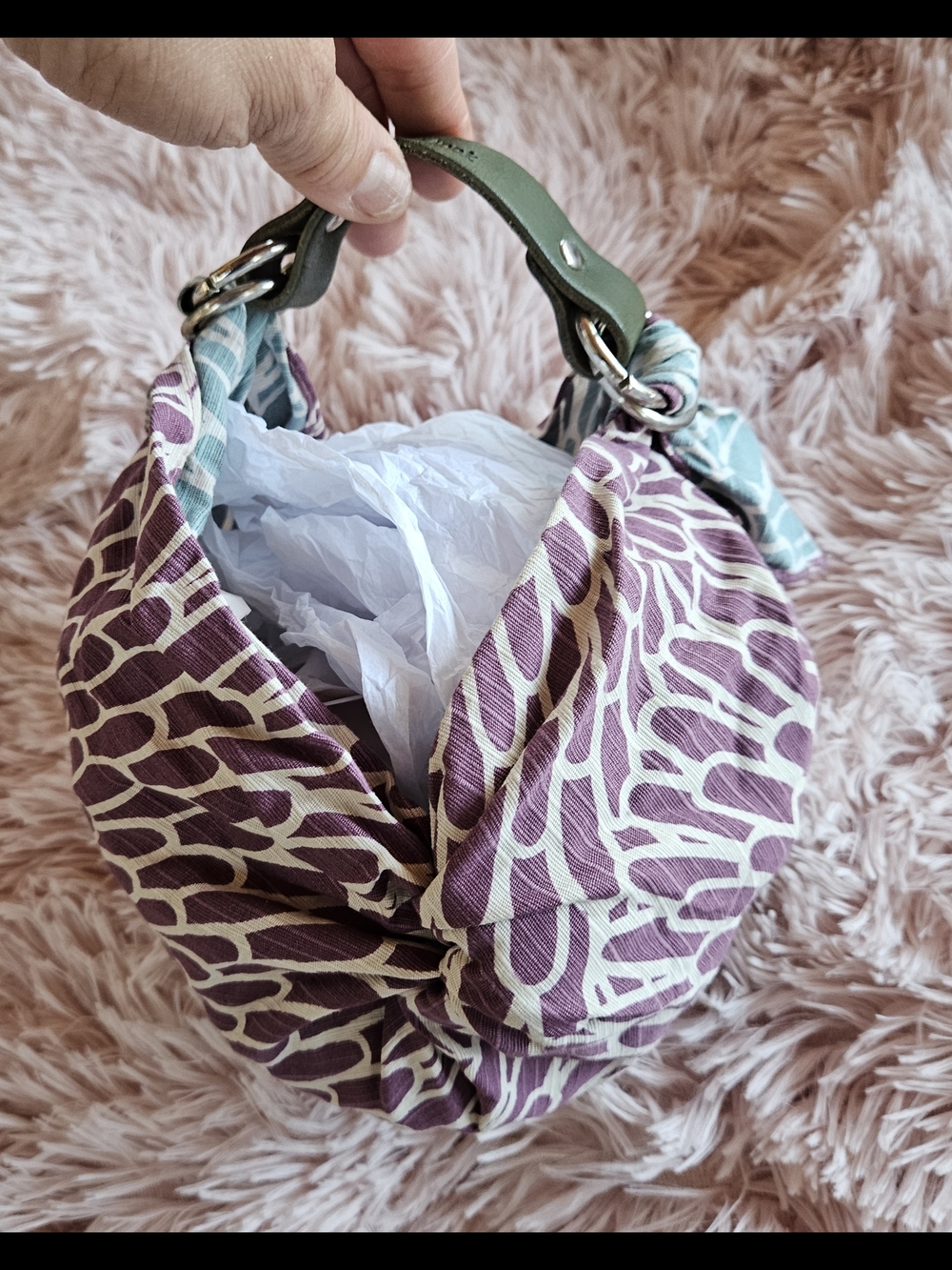 Japanese Origami Scarf Baglet NEW!!